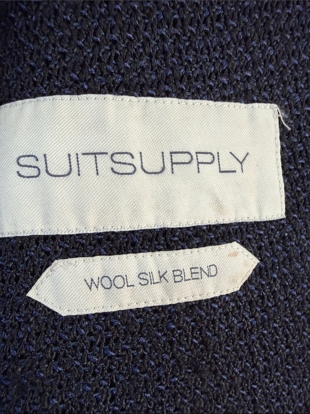 Suitsupply Navy Textured Two-Button Sport Coat - Picture 3 of 5